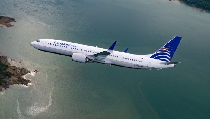 Copa Airlines lanzó su primer Boeing 737 MAX 9