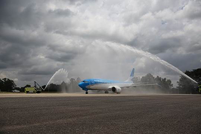 Aerolíneas Argentinas recibe su primer Boeing 737 MAX8