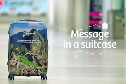 Con la campaña "Mensaje en la maleta" Promperú promociona sus destinos turísticos