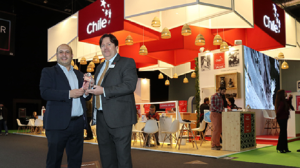 Chile premiado al mejor stand de negocios en WTM London