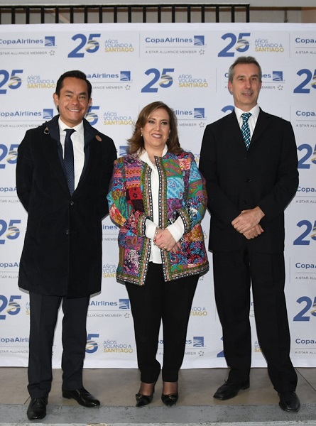 Copa Airlines celebra 25 años de la mano de Luz María Peña en  Chile