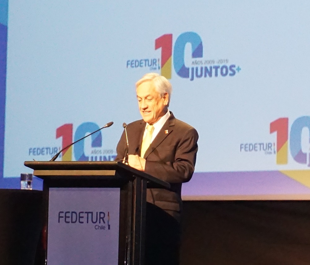 Presidente Piñera encabeza el Desayuno Anual de la Industria del Turismo