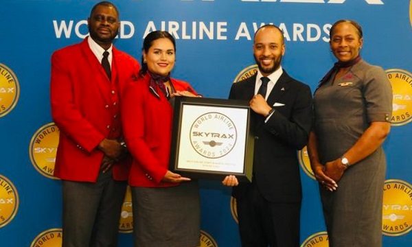 Delta recibe dos premios Skytrax World Airline