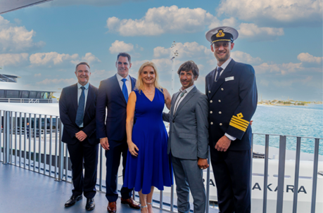 Bautismo del yate de lujo más nuevo de Emerald Cruises: Emerald Sakara