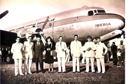 Iberia cumple 75 años volando a América Latina