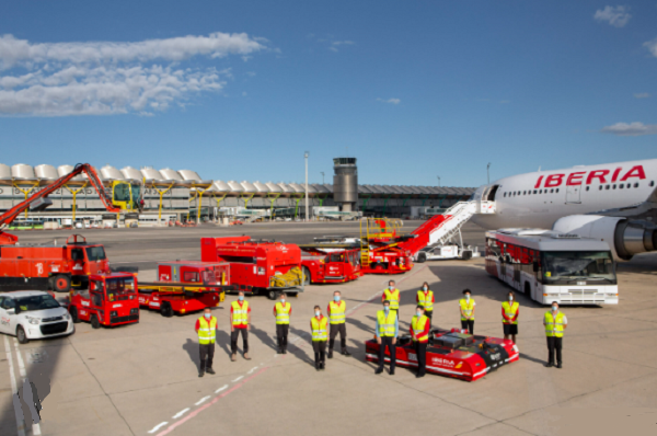 Iberia apuesta por el handling creando  una empresa líder, 100% IAG