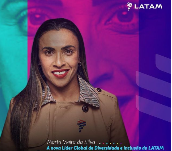 Destacada futbolista brasileña se convierte en Líder Global de Diversidad e Inclusión de LATAM