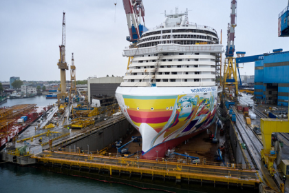 Norwegian Cruise Line celebra la salida a flote del nuevo Norwegian Aqua