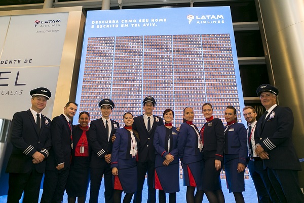 LATAM Airlines aterriza por primera vez en Tel Aviv