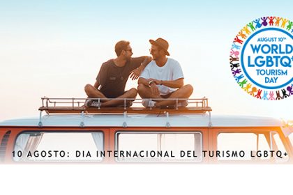 Países se unen celebrando el Día Mundial del Turismo LGBTQ+ el 10 de Agosto