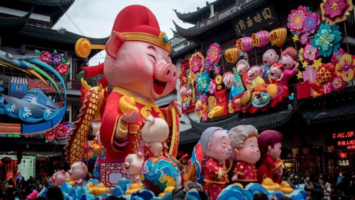 China da la bienvenida a su año del Cerdo: ¡Xin Nian Kuai Le!