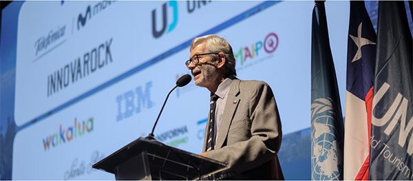 Ministro Fontaine participó en el Tourism Tech Adventure