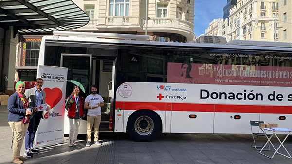 Madrid animó a sus visitantes a donar sangre por el Día Mundial del Turismo