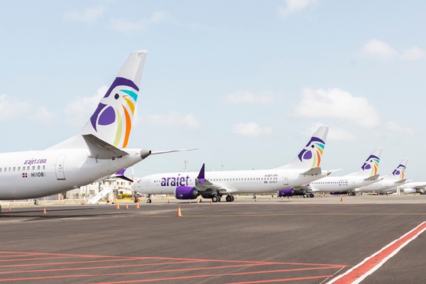 Arajet se coloca como la tercera línea aérea en República Dominicana