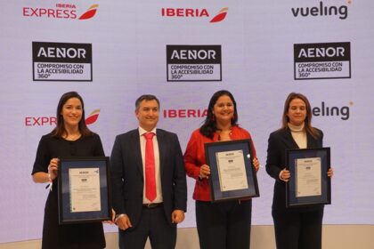 AENOR certifica aerolíneas por compromiso con la accesibilidad