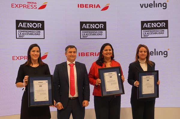 AENOR certifica aerolíneas por compromiso con la accesibilidad