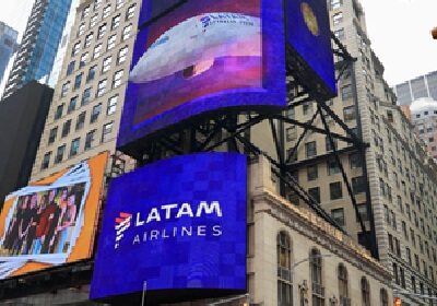 LATAM Airlines llega a Times Square con una campaña publicitaria durante un año LATAM Airlines llega a Times Square con una campaña publicitaria durante un año